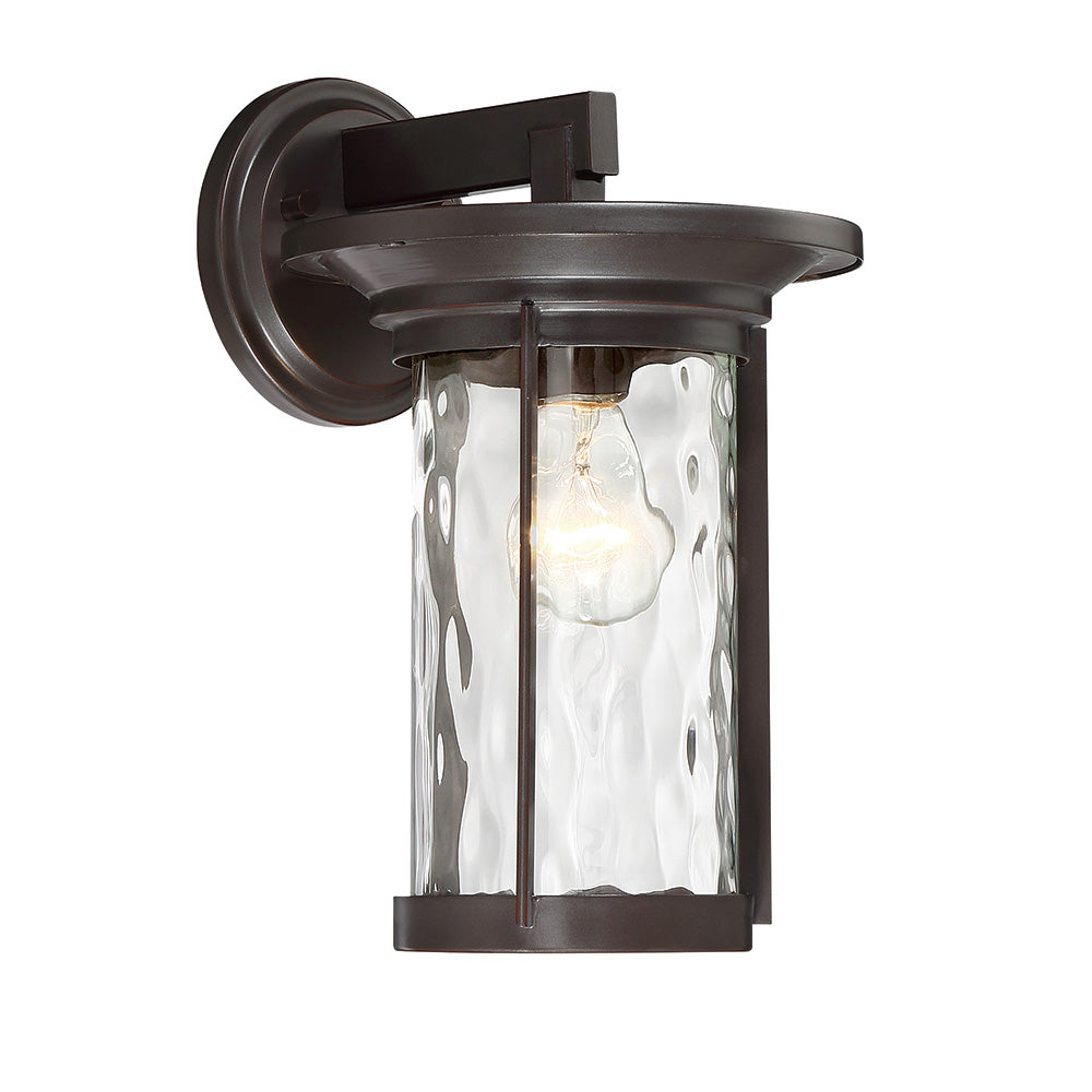 Designers Fountain 23021-SB Brookline One Light Wall Lantern Outdoor Bronze / Dark