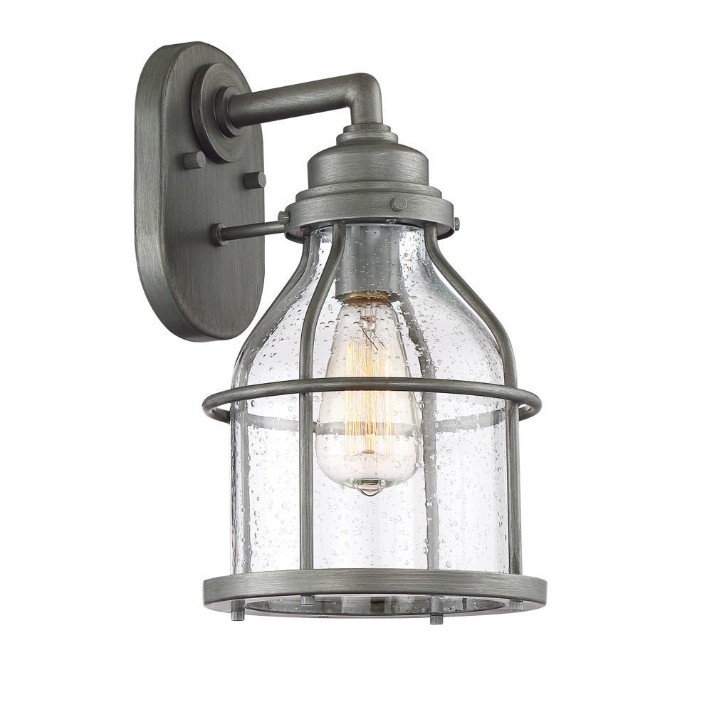 Designers Fountain 23131-WI Brensten One Light Wall Lantern Outdoor Bronze / Dark