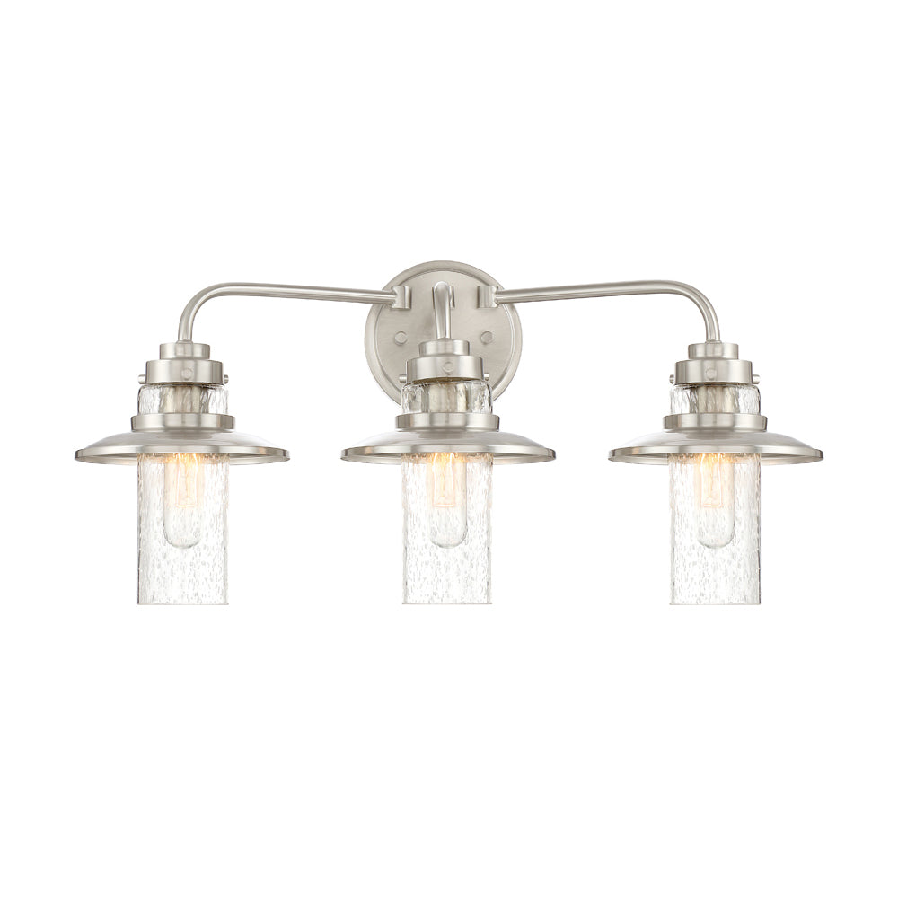 Designers Fountain Dover 91503-SP Bath Vanity Light 22 in. wide - Satin Platinum