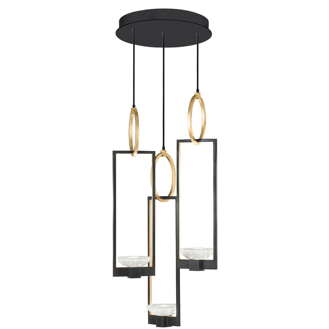 Fine Art Delphi 892940-3ST Pendant Light - Black