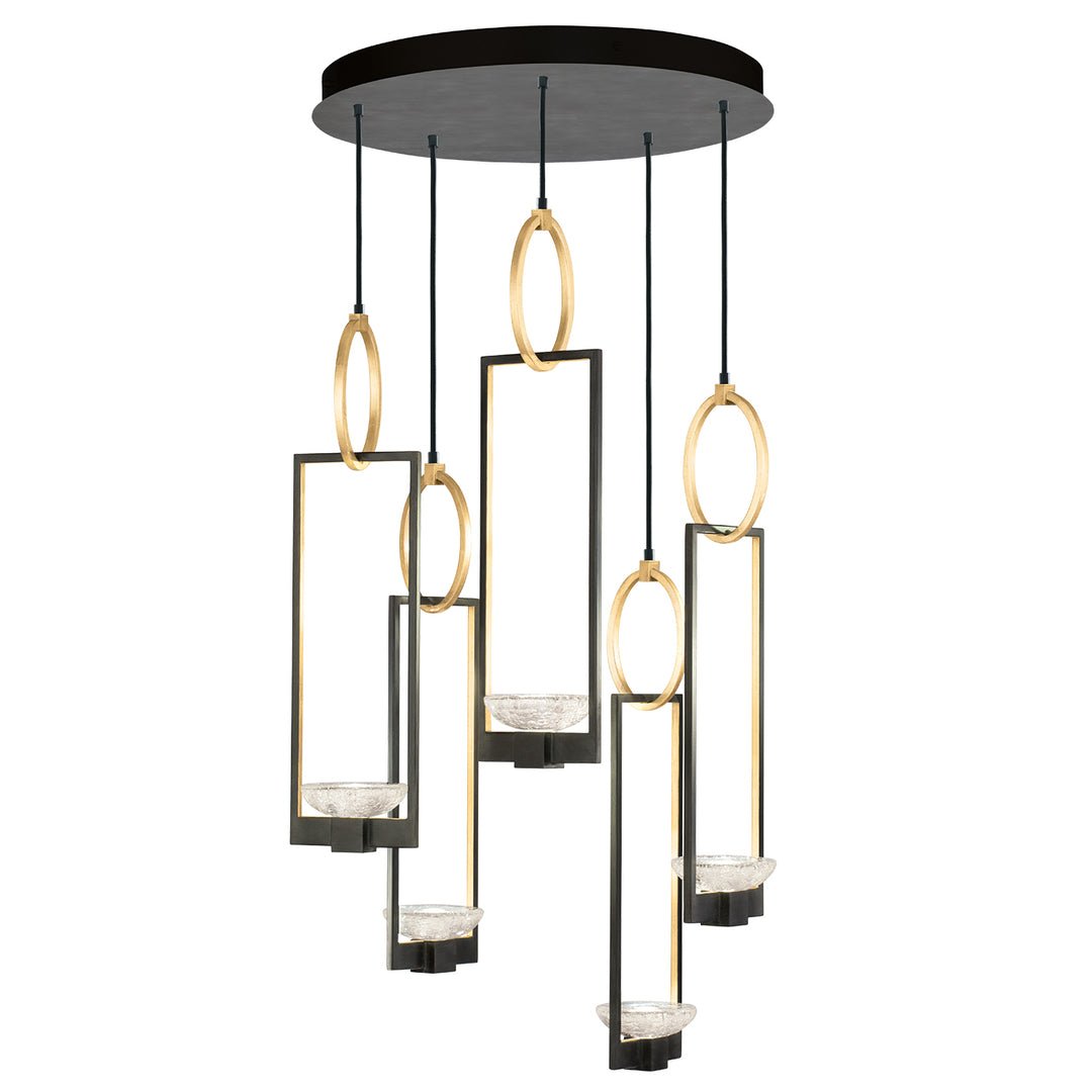 Fine Art Delphi 893040-3ST Chandelier Light - Black