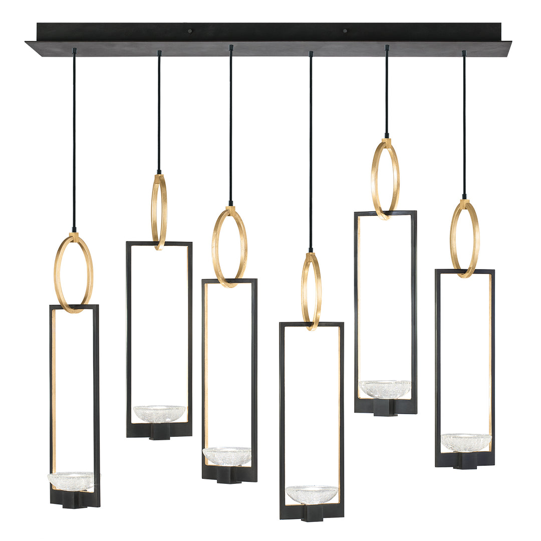 Fine Art Delphi 893140-3ST Pendant Light - Black