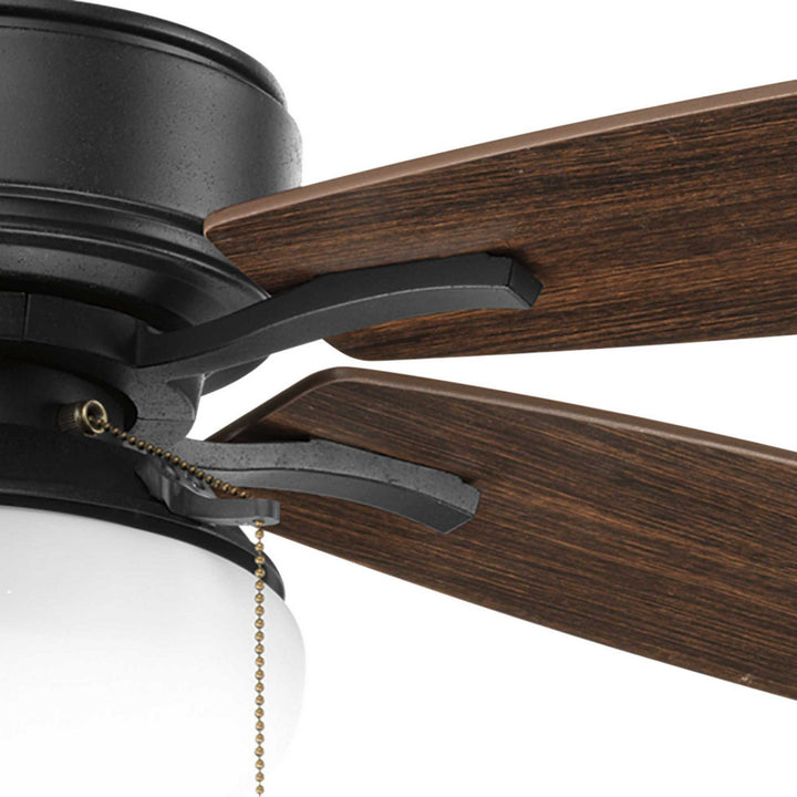 Progress Billows P2552-80 Ceiling Fan - Forged Black, Medium Cherry, Toasted Oak/