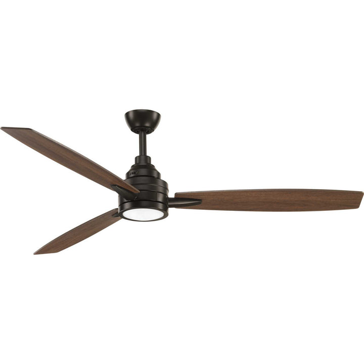 Progress Gaze P2554-2030K Ceiling Fan - Antique Bronze, Walnut, Cherry/