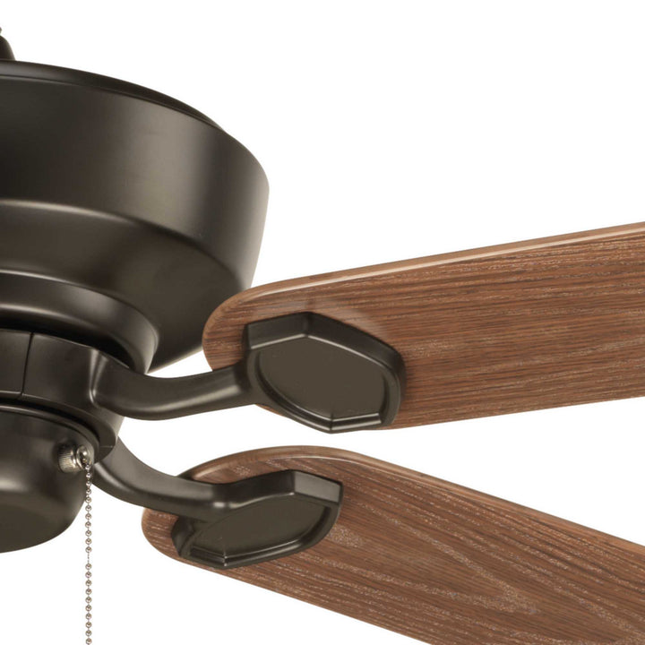 Progress Lakehurst P2562-20 Ceiling Fan - Antique Bronze, Walnut/