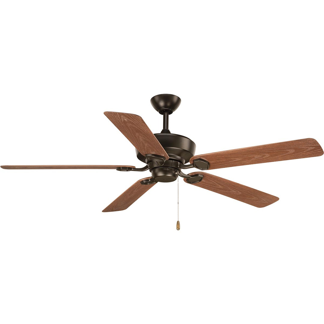 Progress Lakehurst P2562-20 Ceiling Fan - Antique Bronze, Walnut/