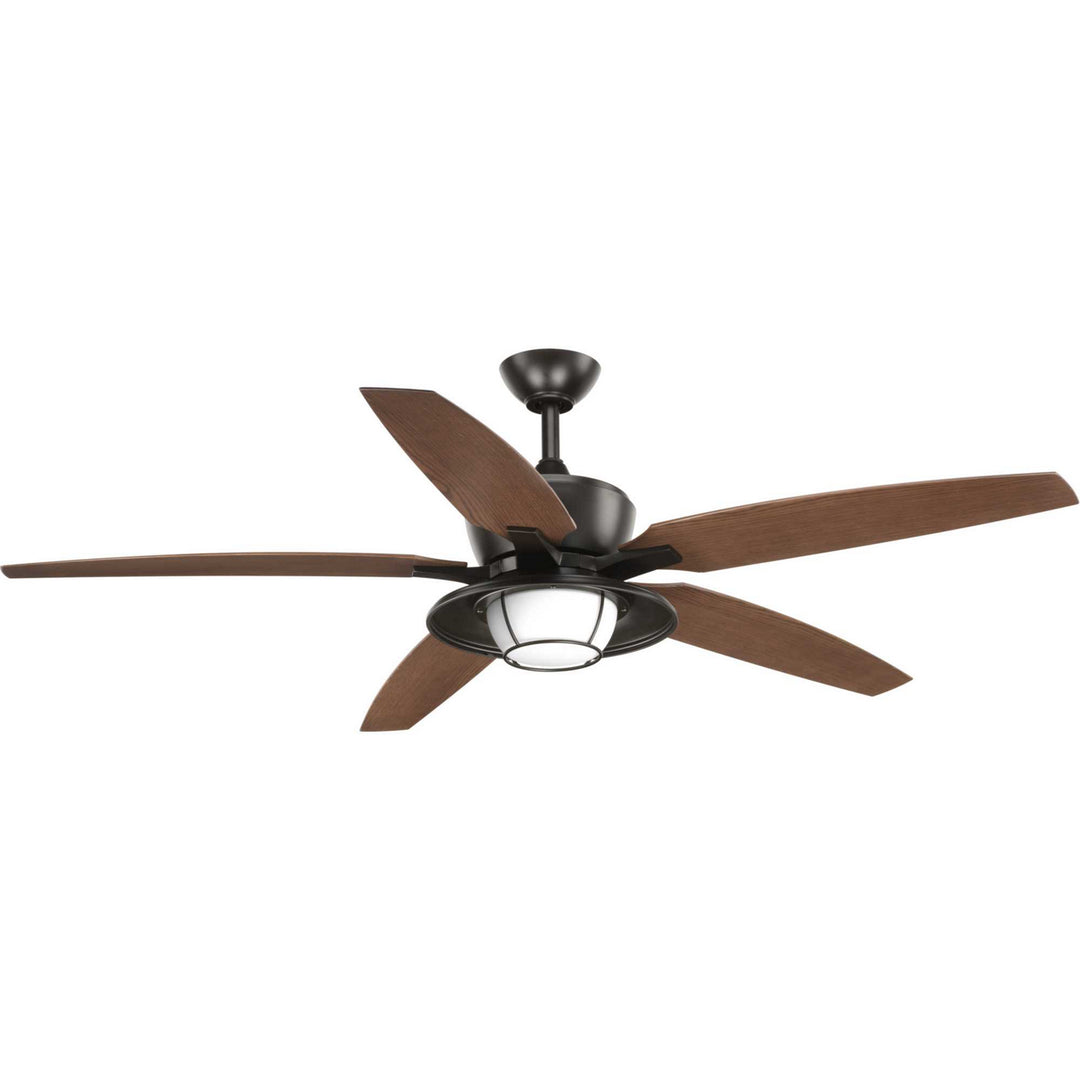 Progress Montague P2564-2030K Ceiling Fan - Antique Bronze, Walnut/