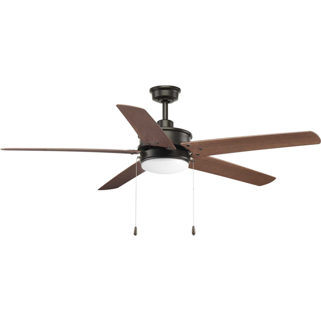 Progress Whirl P2574-2030K Ceiling Fan - Antique Bronze, Walnut/