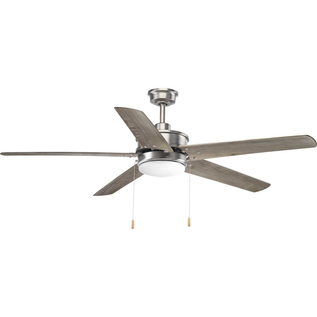 Progress Whirl P2574-8130K Ceiling Fan - Antique Nickel, Driftwood/