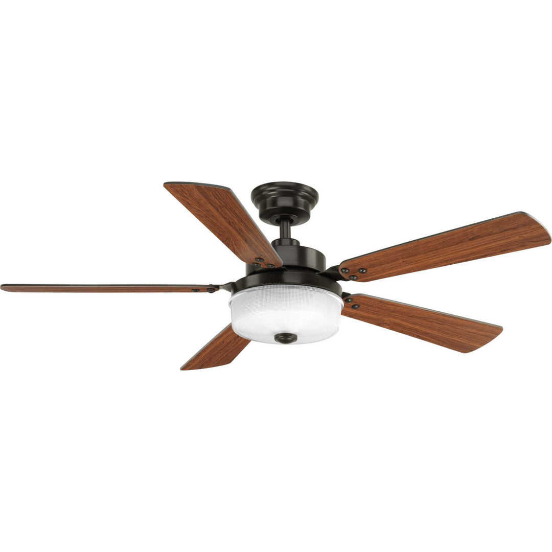 Progress Tempt P2578-2030K Ceiling Fan - Antique Bronze, Medium Cherry, American Walnut/