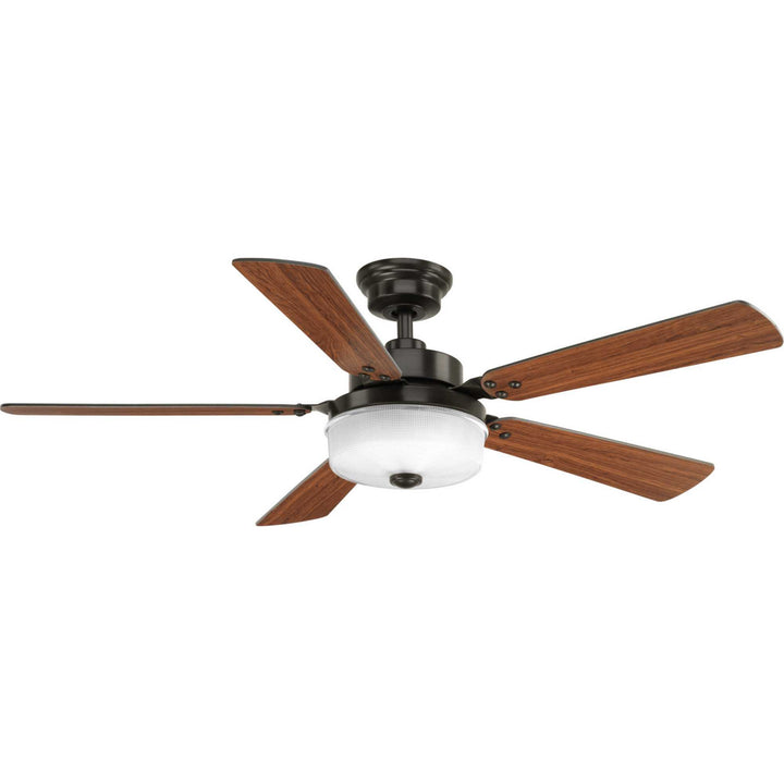 Progress Tempt P2578-2030K Ceiling Fan - Antique Bronze, Medium Cherry, American Walnut/