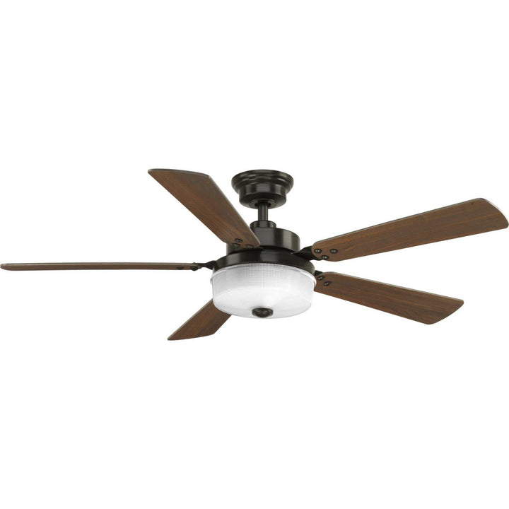 Progress Tempt P2578-2030K Ceiling Fan - Antique Bronze, Medium Cherry, American Walnut/