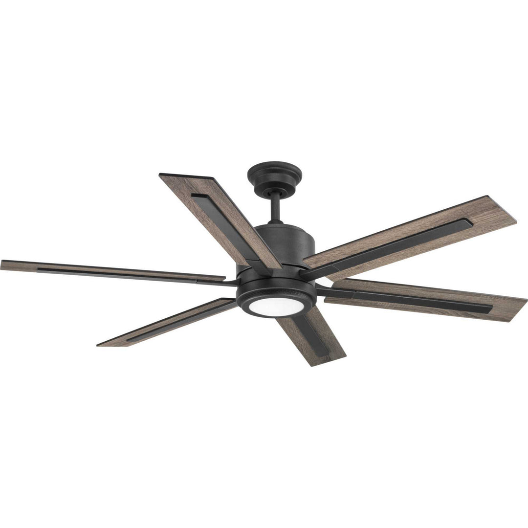 Progress Glandon P2586-7130K Ceiling Fan - Gilded Iron, Walnut, Driftwood/