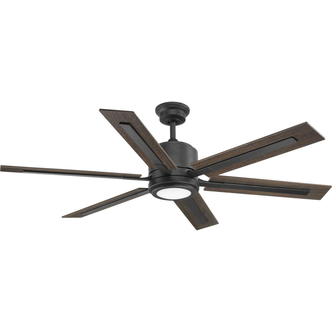 Progress Glandon P2586-7130K Ceiling Fan - Gilded Iron, Walnut, Driftwood/