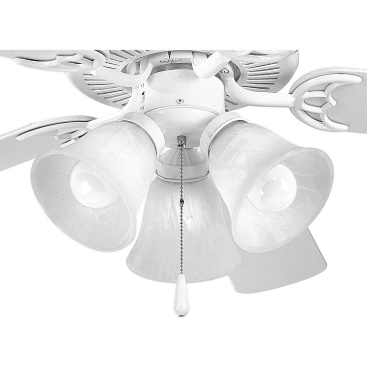 Progress Lighting P2600-30WB Airpro Led Fan Light Kit Ceiling Fan White