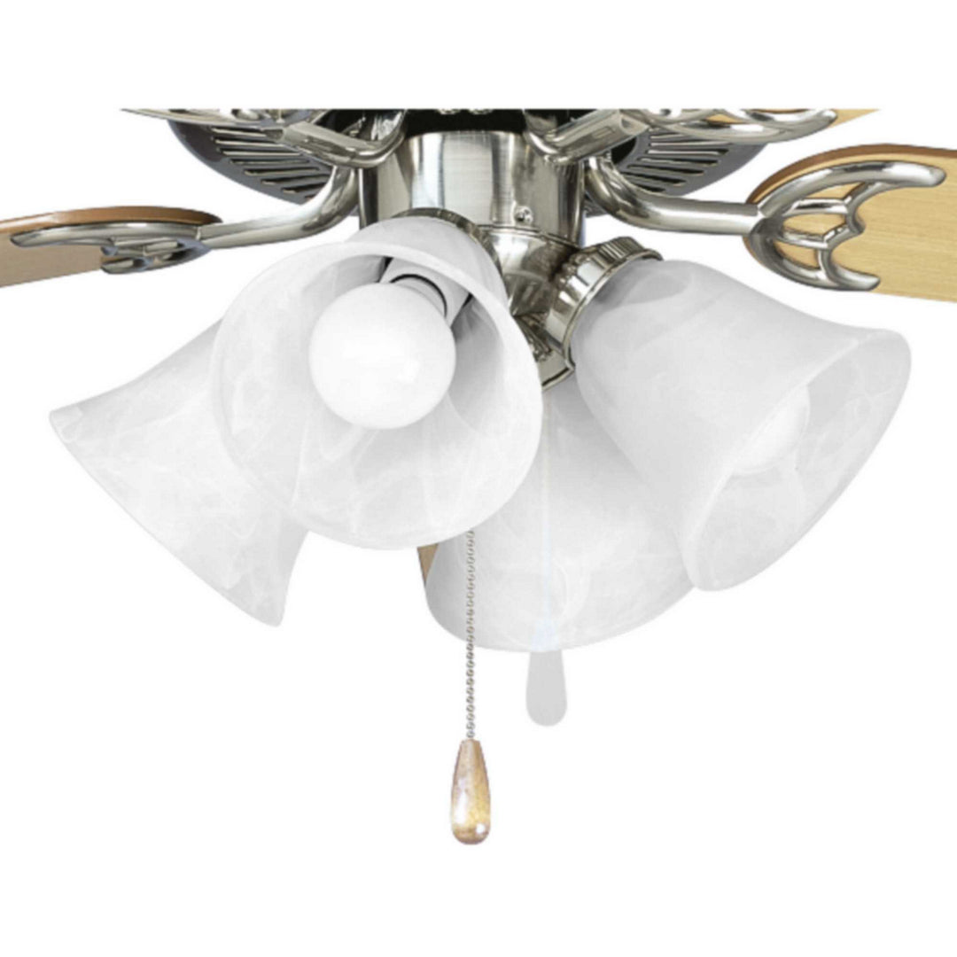 Progress Lighting P2610-09WB Airpro Led Fan Light Kit Ceiling Fan Pewter, Nickel, Silver