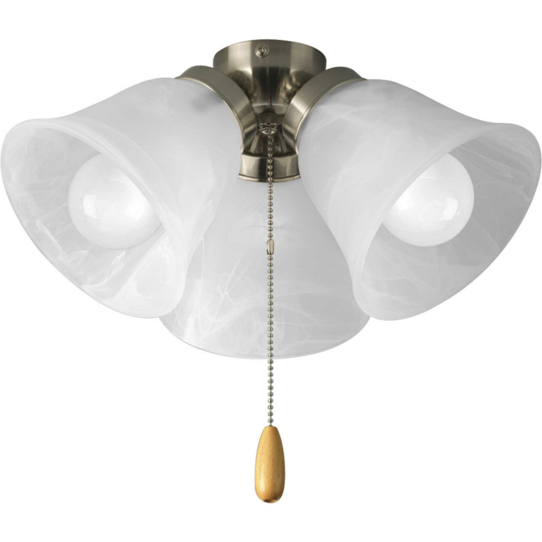Progress Lighting P2642-09WB Airpro Led Fan Light Kit Ceiling Fan Pewter, Nickel, Silver