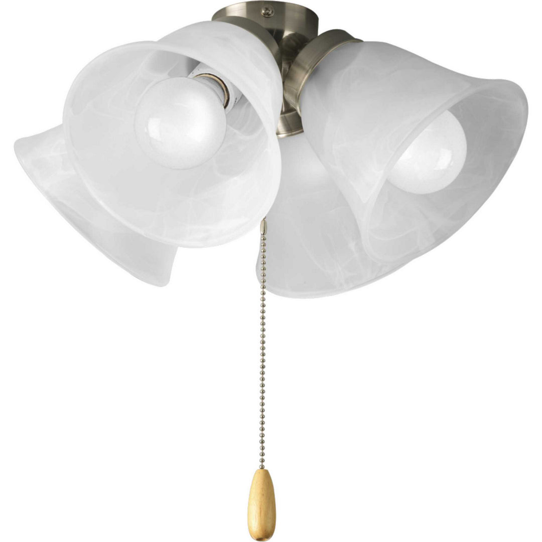 Progress Lighting P2643-09WB Airpro Led Fan Light Kit Ceiling Fan Pewter, Nickel, Silver