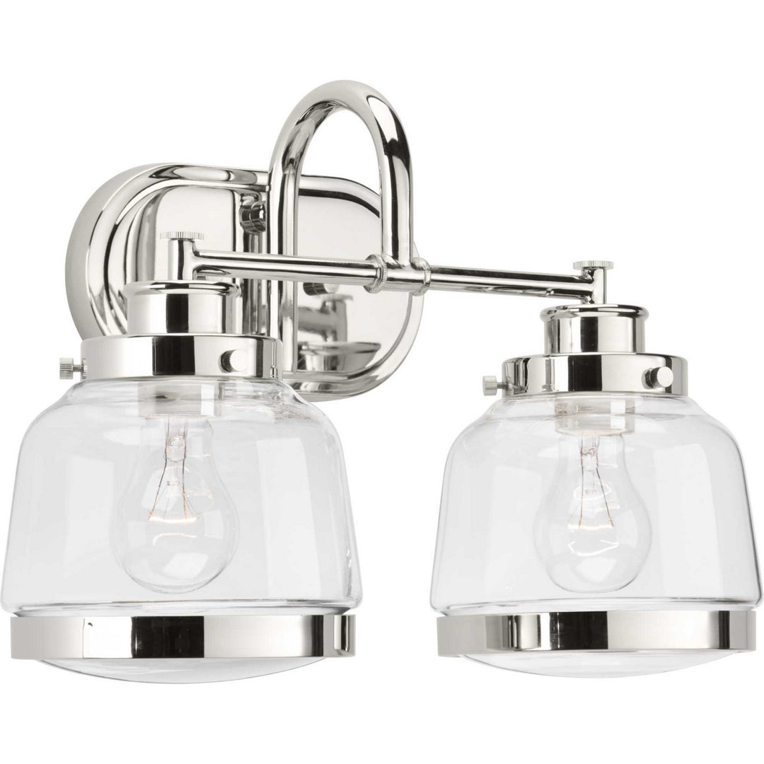 Progress Judson P300081-104 Bath Vanity Light 17 in. wide - Polished Nickel