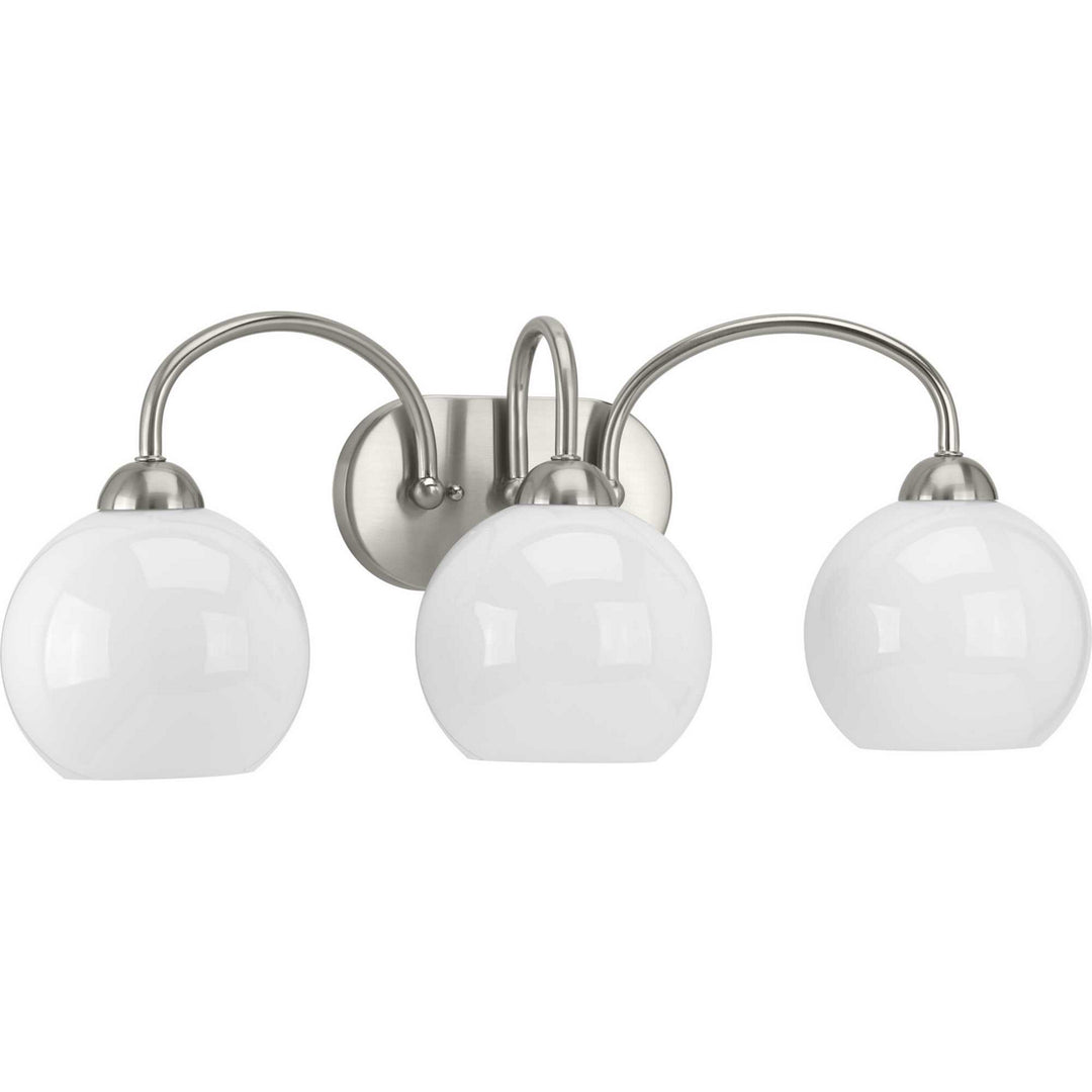 Progress Carisa P300086-009 Bath Vanity Light 25 in. wide - Brushed Nickel