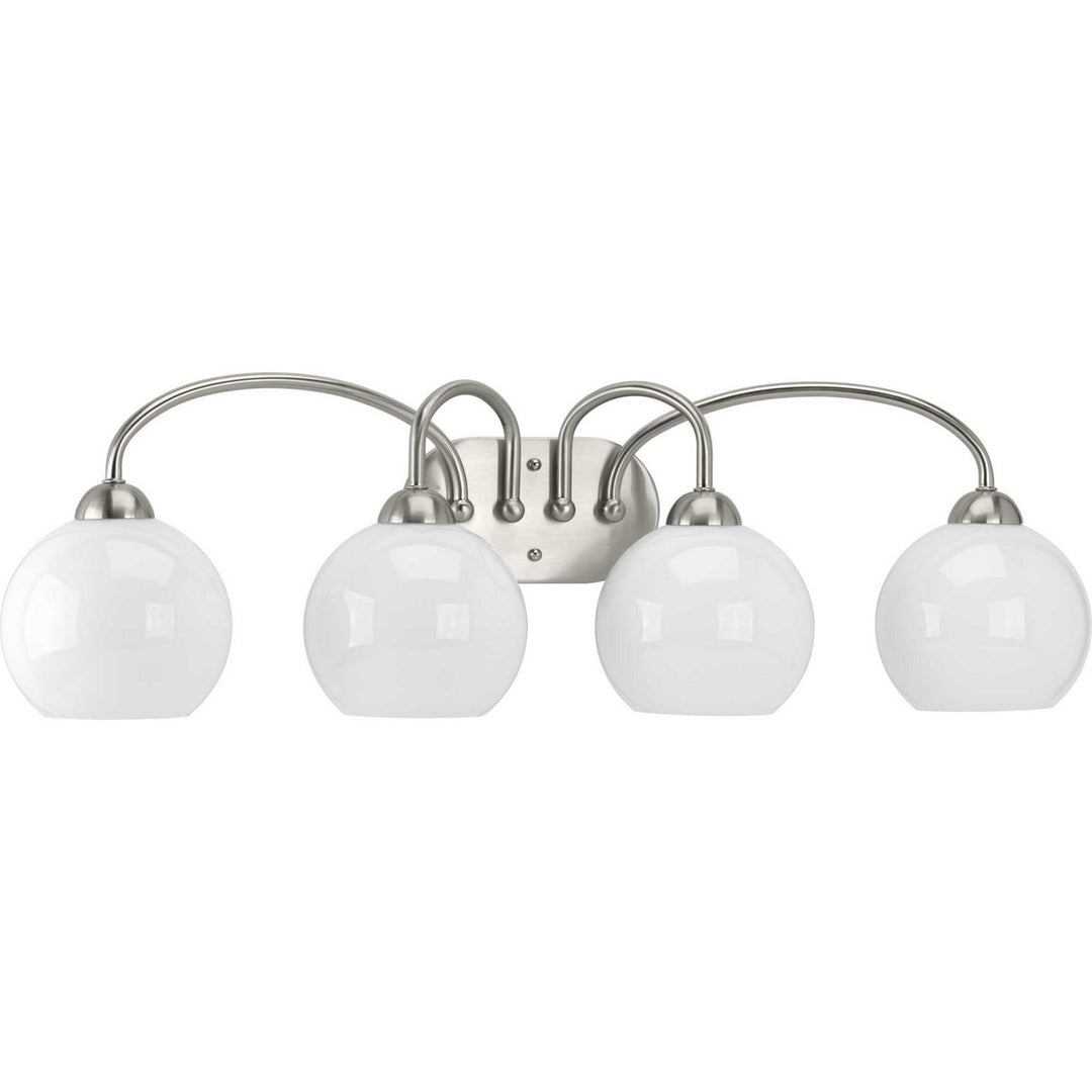 Progress Carisa P300087-009 Bath Vanity Light 33 in. wide - Brushed Nickel