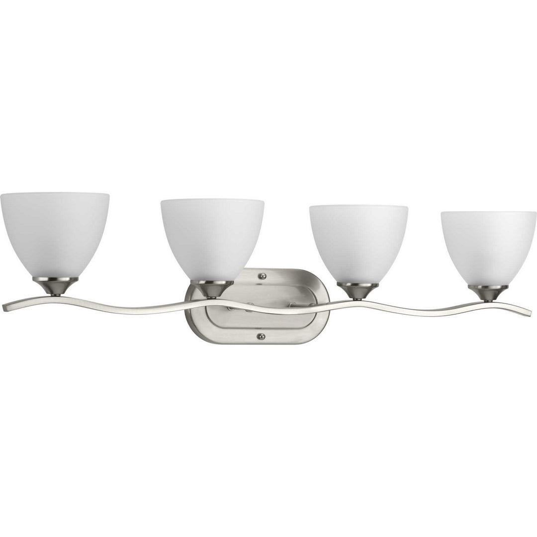 Progress Laird P300098-009 Bath Vanity Light 33 in. wide - Brushed Nickel