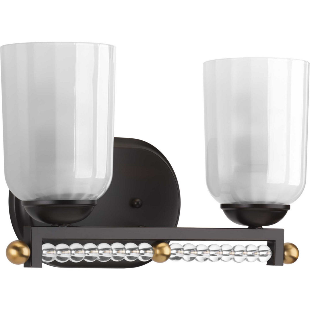 Progress Carlyn P300101-020 Bath Vanity Light 14 in. wide - Antique Bronze