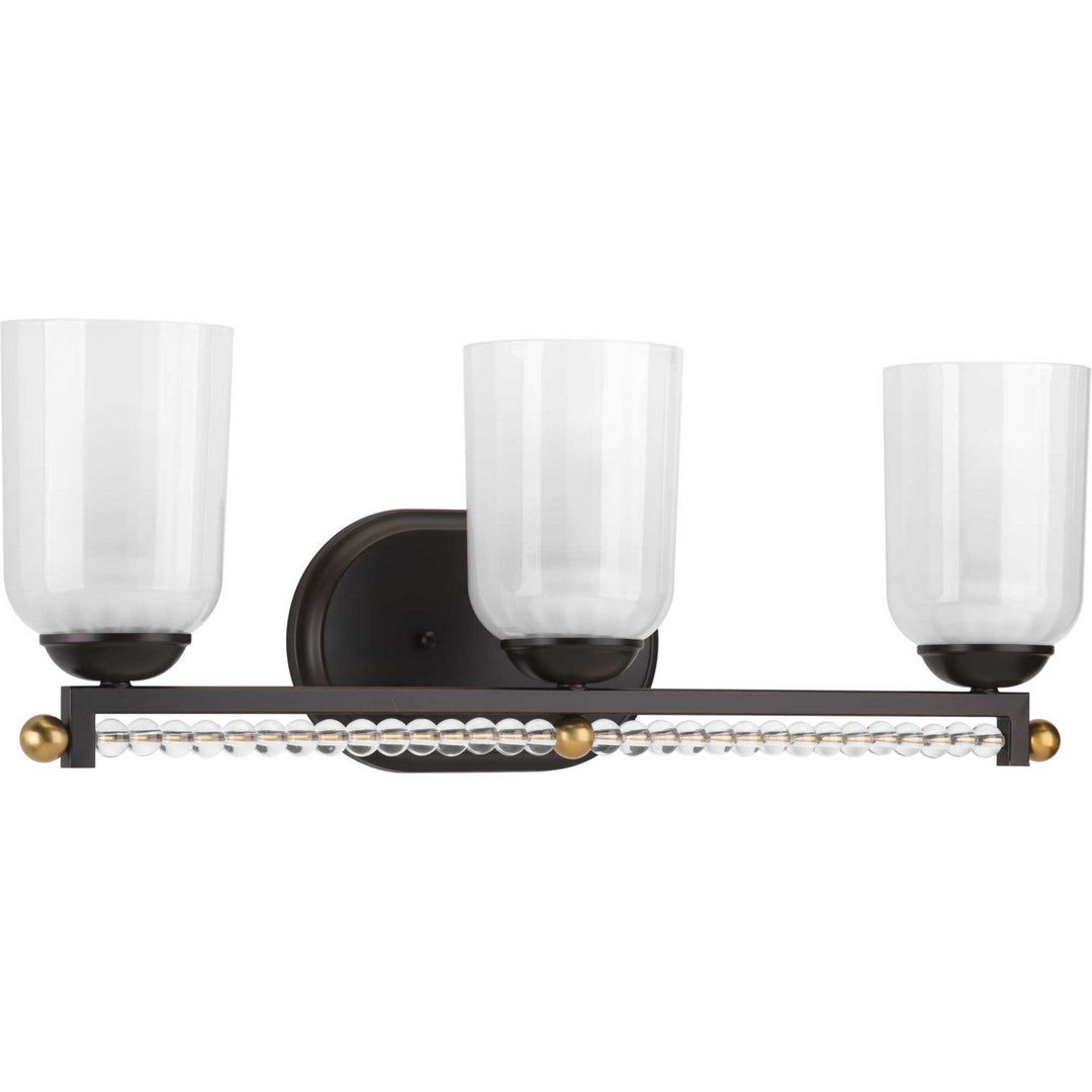 Progress Carlyn P300102-020 Bath Vanity Light 23 in. wide - Antique Bronze