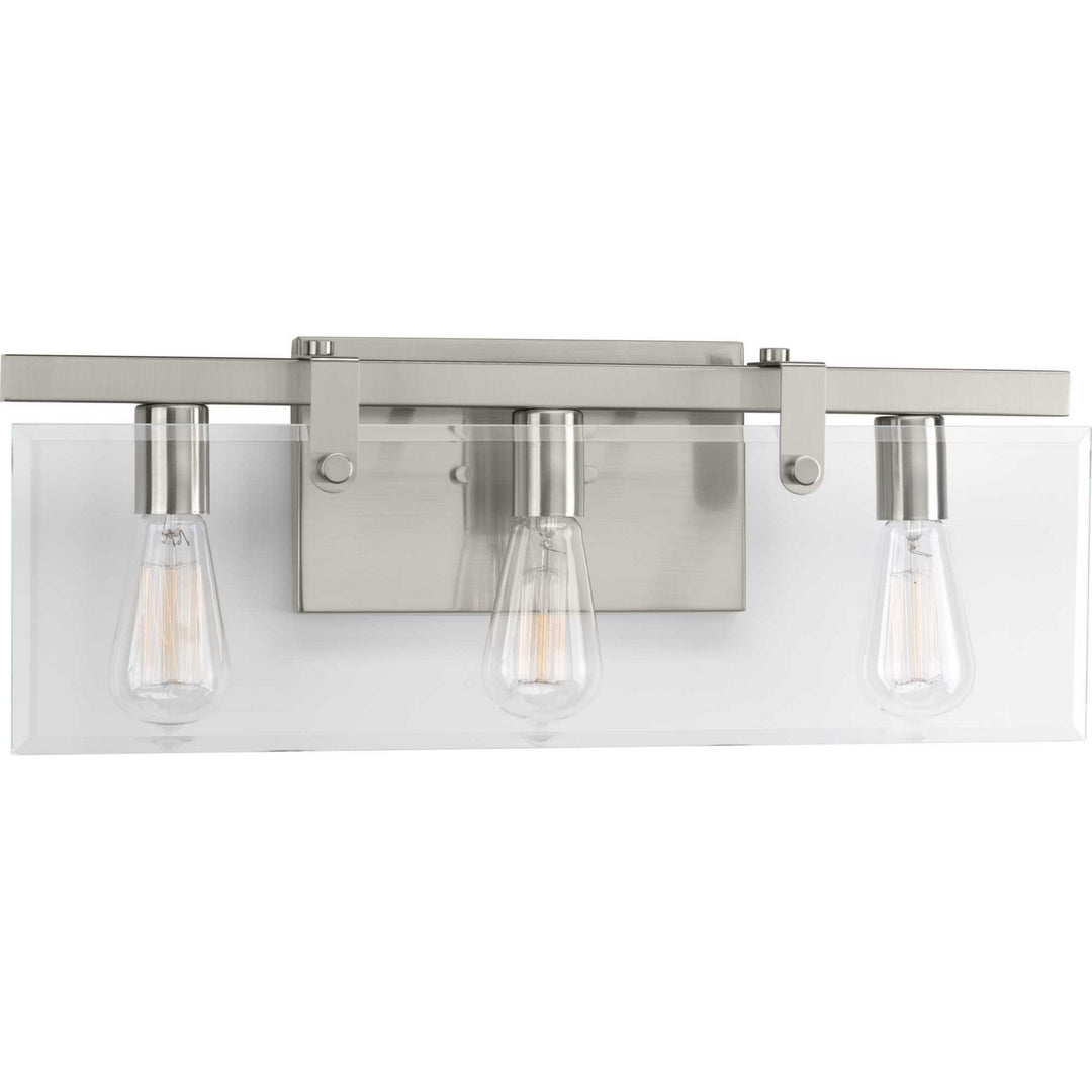 Progress Glayse P300107-009 Bath Vanity Light 23 in. wide - Brushed Nickel