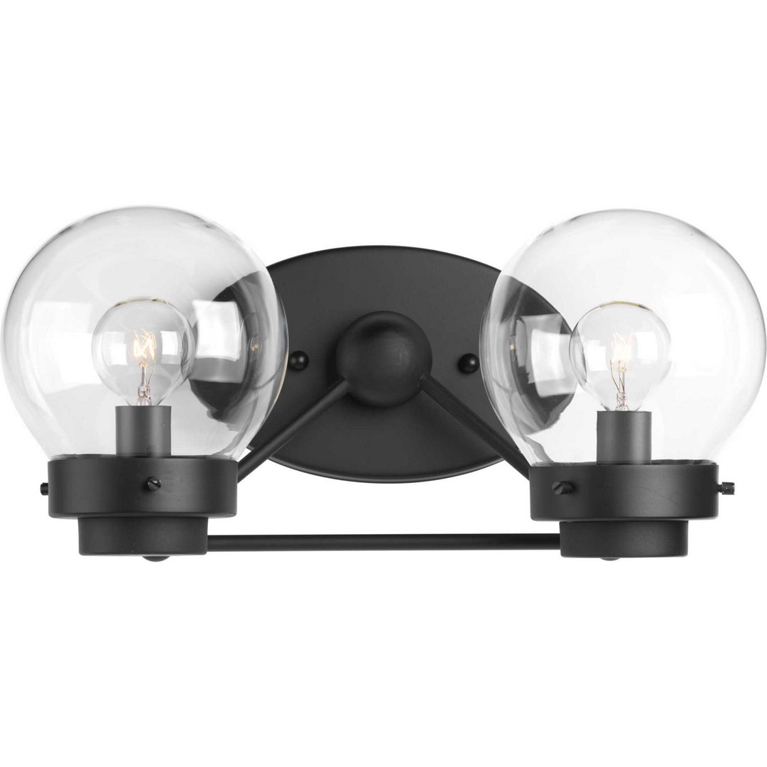 Progress Spatial P300113-031 Bath Vanity Light 15 in. wide - Black