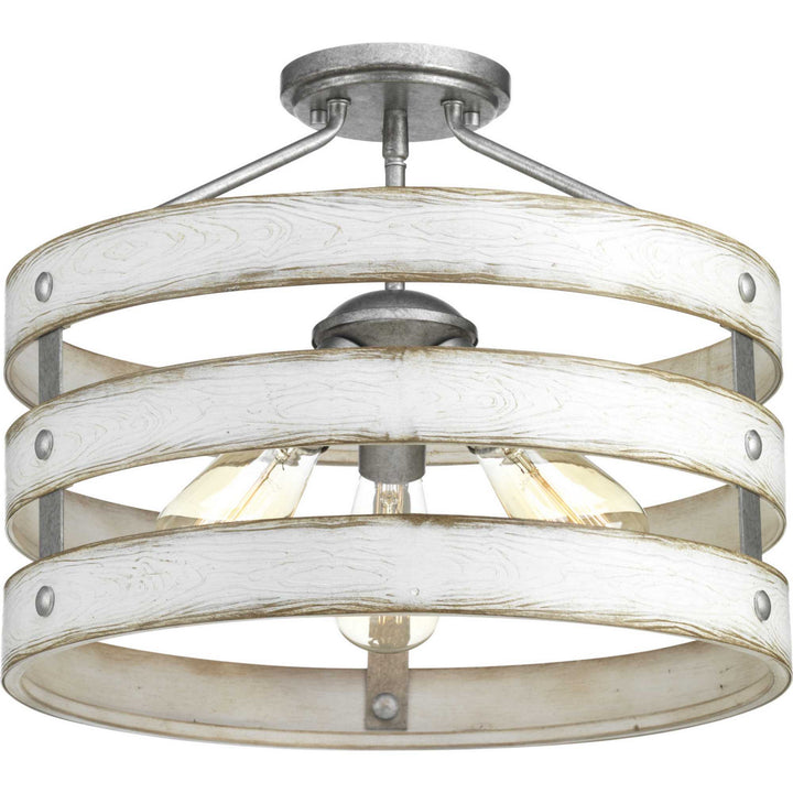Progress Gulliver P350049-141 Ceiling Light - Galvanized Finish