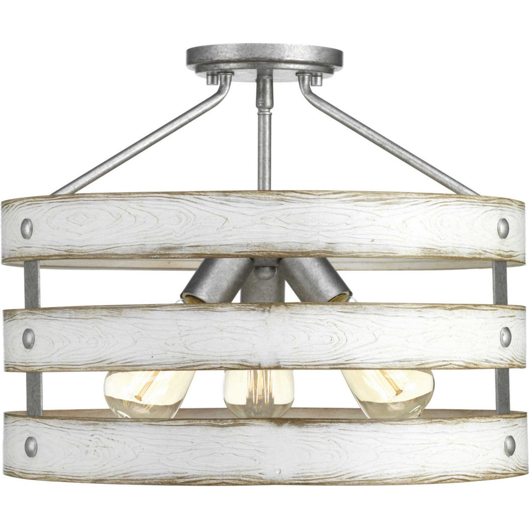 Progress Gulliver P350049-141 Ceiling Light - Galvanized Finish