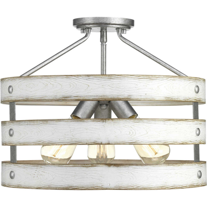Progress Gulliver P350049-141 Ceiling Light - Galvanized Finish