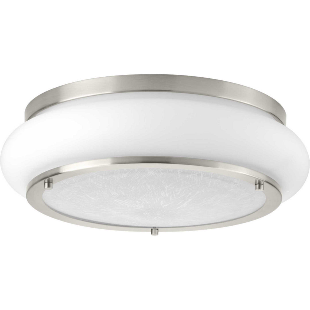 Progress Opal-Linen LED P350082-009-30 Ceiling Light - Brushed Nickel