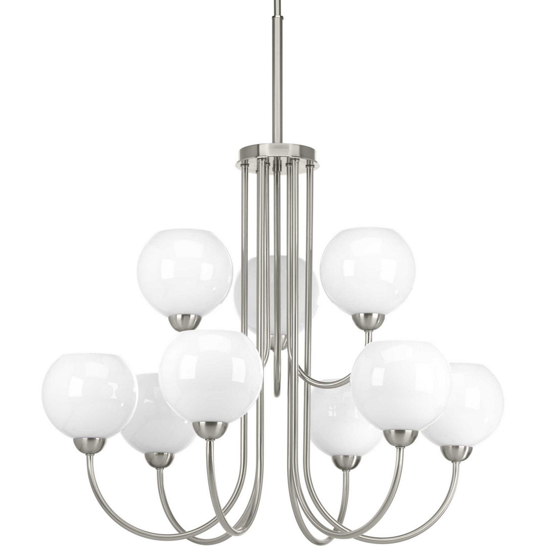 Progress Carisa P400061-009 Chandelier Light - Brushed Nickel
