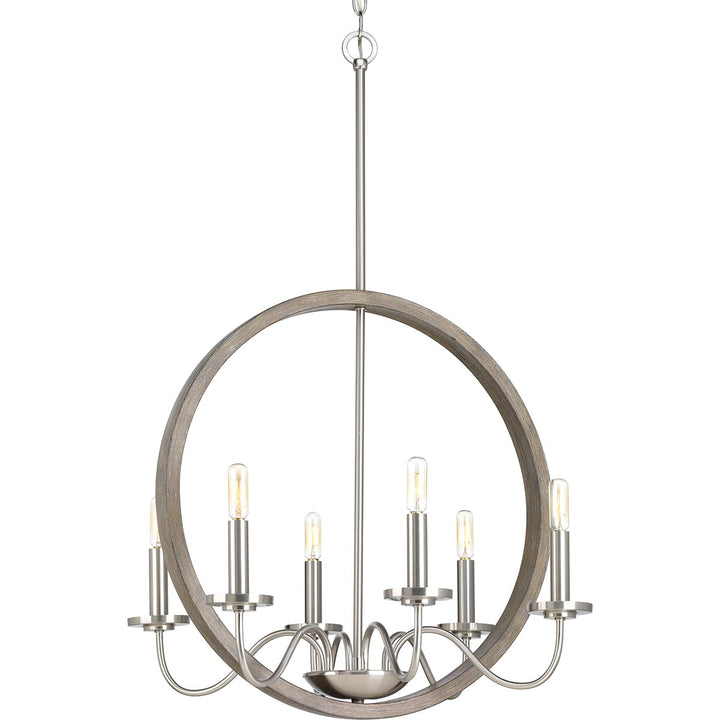 Progress Fontayne P400081-009 Chandelier Light - Brushed Nickel
