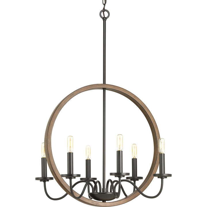Progress Fontayne P400081-020 Chandelier Light - Antique Bronze