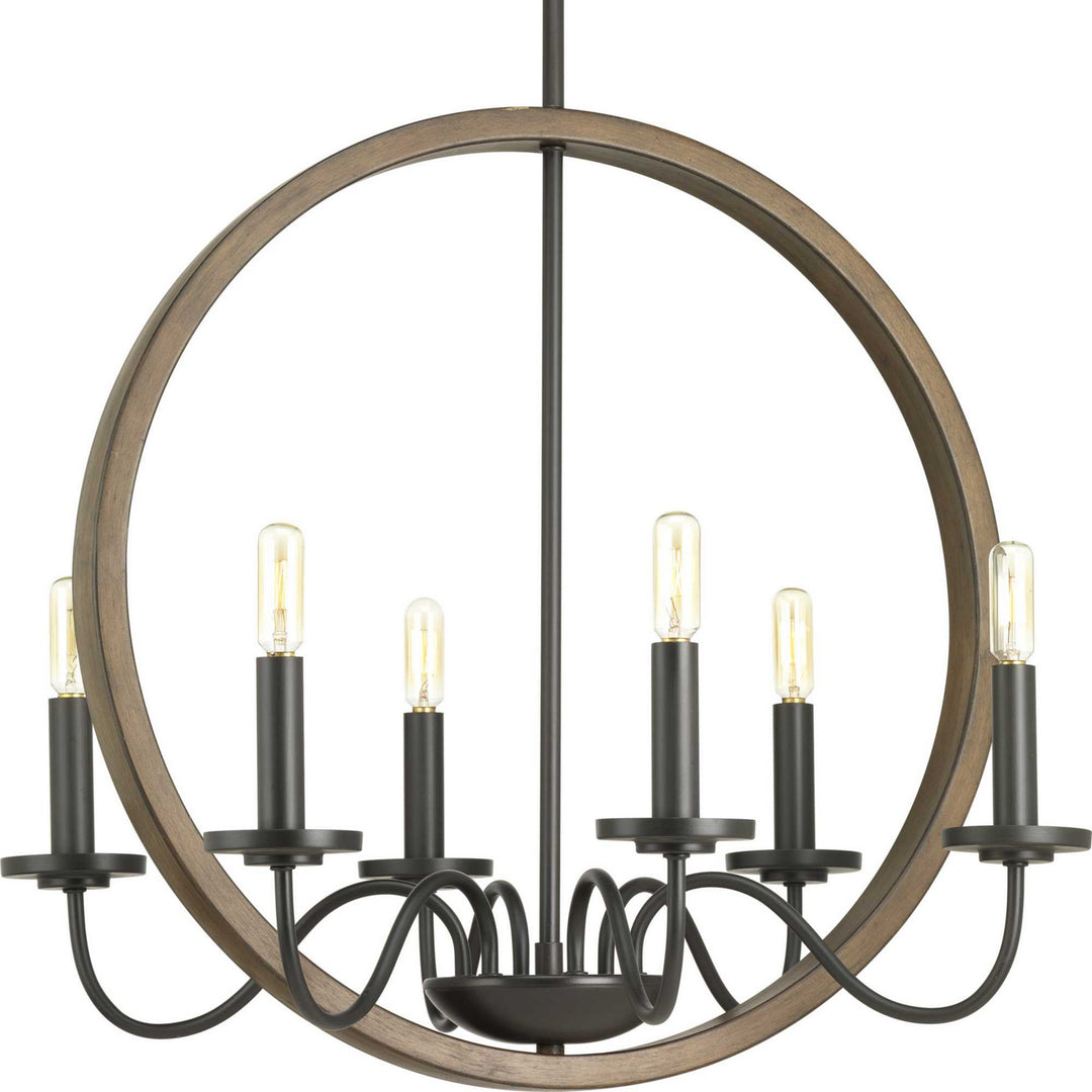 Progress Fontayne P400081-020 Chandelier Light - Antique Bronze