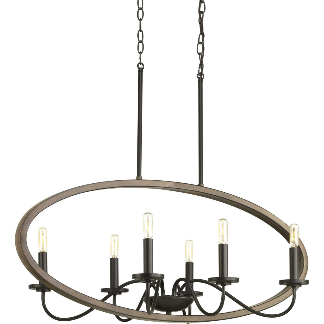 Progress Fontayne P400082-020 Chandelier Light - Antique Bronze
