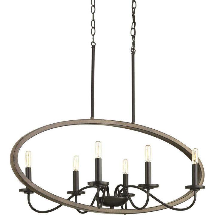 Progress Fontayne P400082-020 Chandelier Light - Antique Bronze