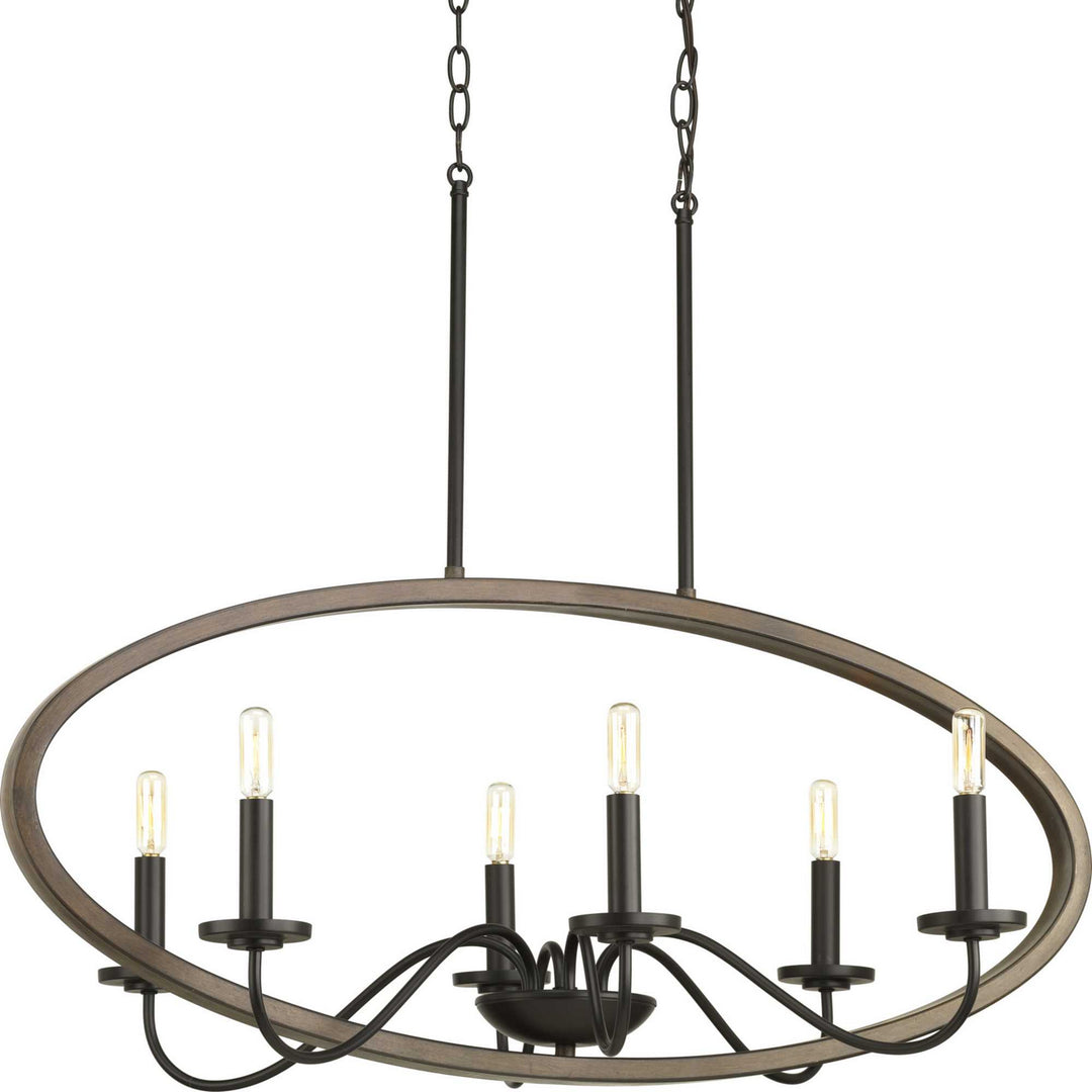 Progress Fontayne P400082-020 Chandelier Light - Antique Bronze