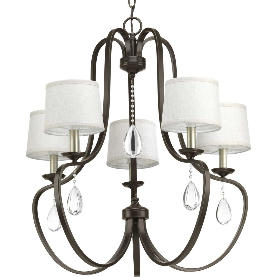 Progress Anjoux P400087-020 Chandelier Light - Antique Bronze