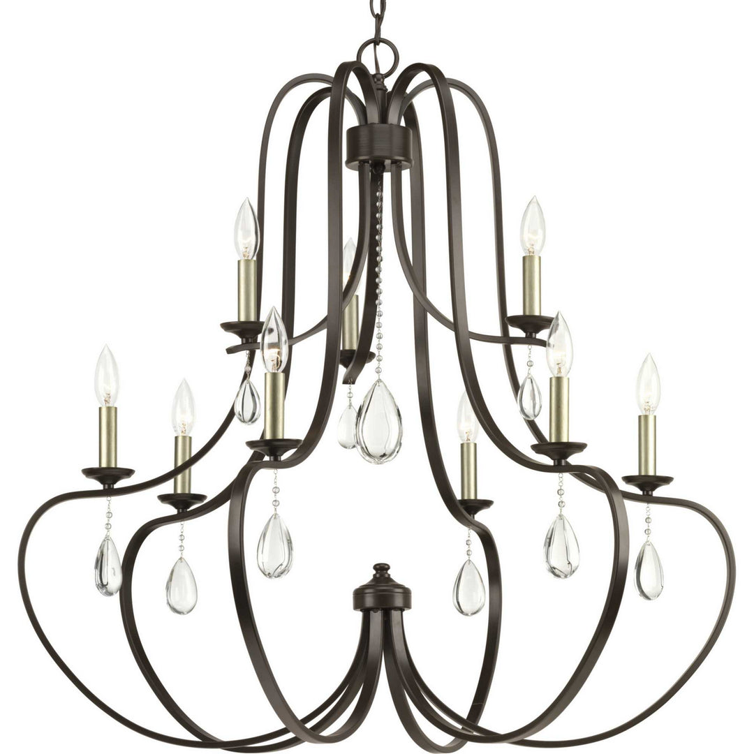 Progress Anjoux P400088-020 Chandelier Light - Antique Bronze