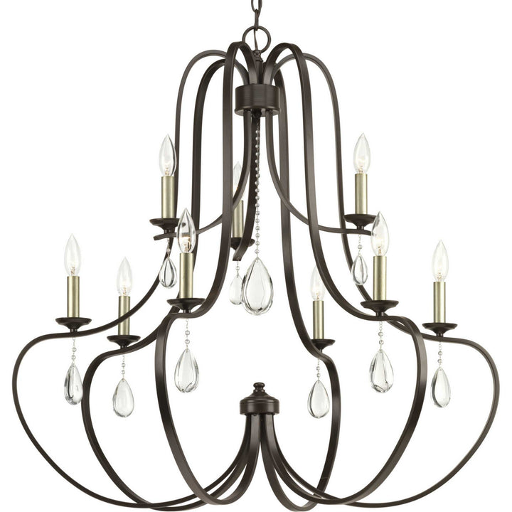 Progress Anjoux P400088-020 Chandelier Light - Antique Bronze