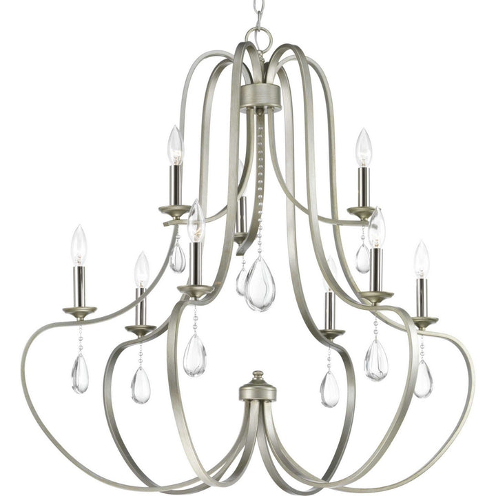 Progress Anjoux P400088-134 Chandelier Light - Silver Ridge