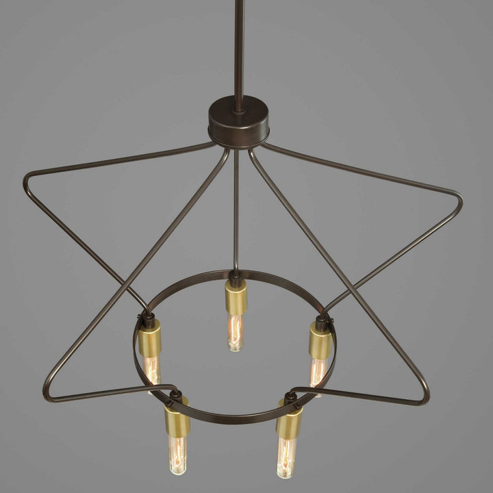 Progress Hangar P400105-020 Chandelier Light - Antique Bronze