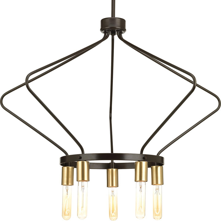 Progress Hangar P400105-020 Chandelier Light - Antique Bronze