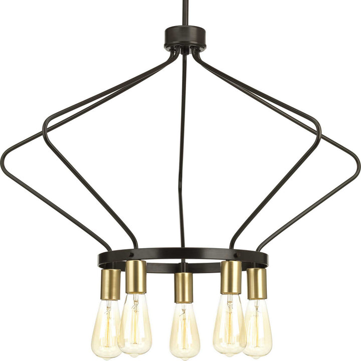 Progress Hangar P400105-020 Chandelier Light - Antique Bronze