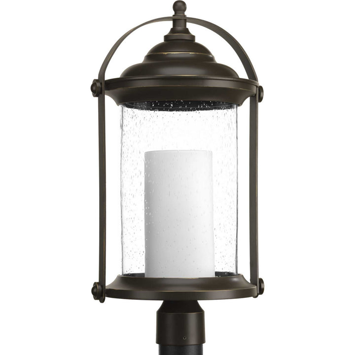 Progress Lighting P540026-020-30 Whitacre One Light Post Lantern Outdoor Bronze / Dark