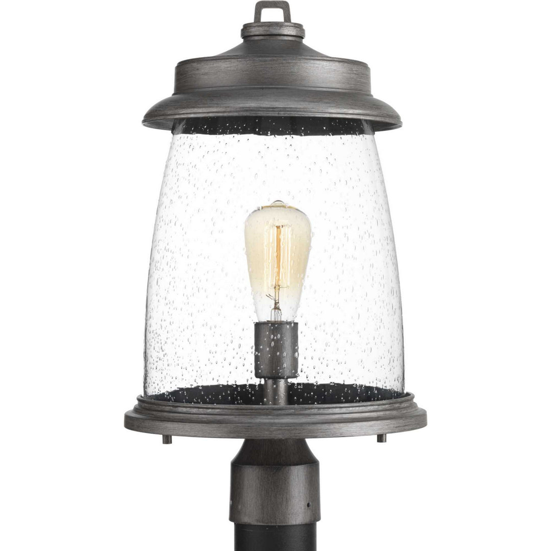 Progress Lighting P540030-103 Conover One Light Post Lantern Outdoor Pewter, Nickel, Silver